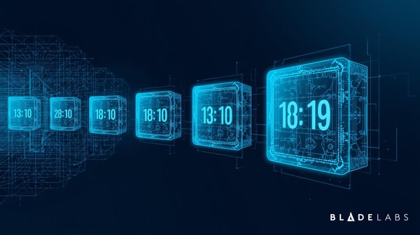 Immutable timestamp verification on blockchain demonstrating trust and transparency in Islamic transactions