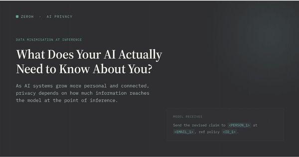 What Does Your AI Actually Need to Know About You?