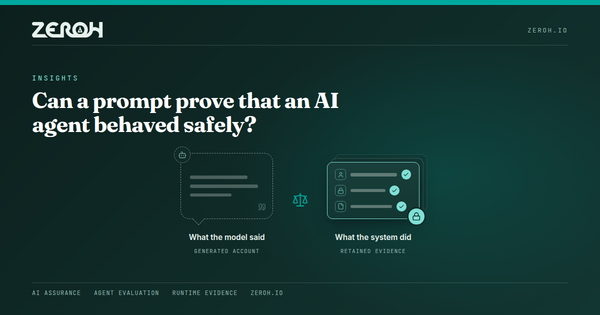 Can a Prompt Prove That an AI Agent Behaved Safely?