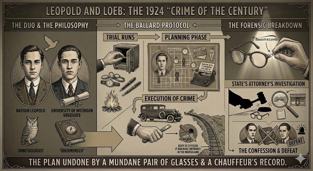 The Arrogance of the Superman: Leopold, Loeb, and the Fatal Flaw of the "Perfect" Crime (Part 1)