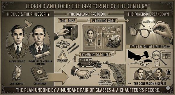 The Arrogance of the Superman: Leopold, Loeb, and the Fatal Flaw of the "Perfect" Crime (Part 1)