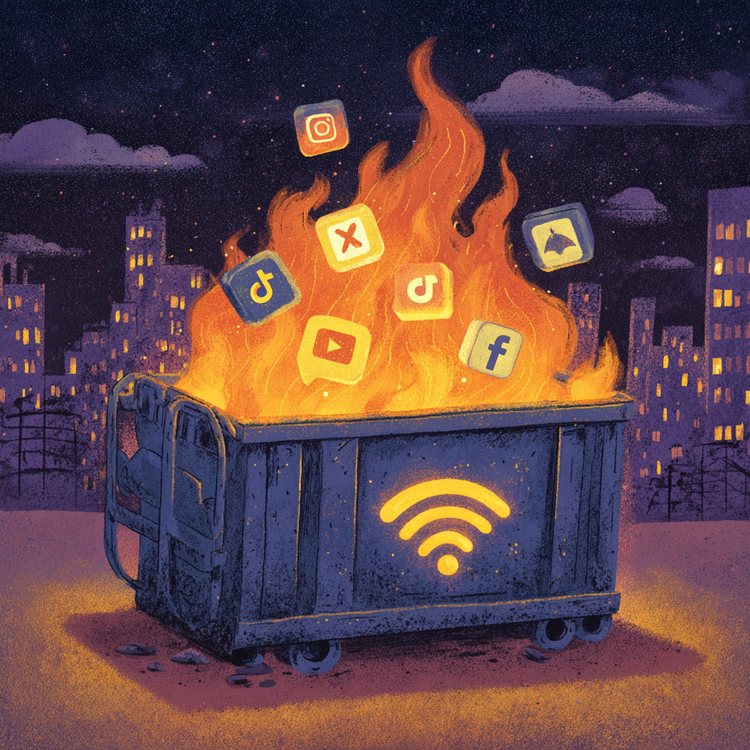 The Internet Is a Dumpster Fire — Because We Let It Be