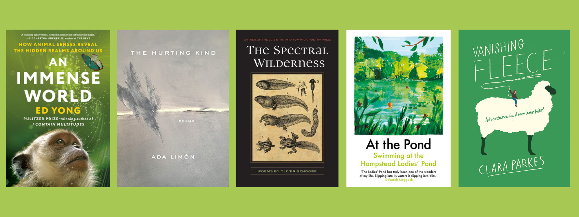 Small cover images of the books listed below.