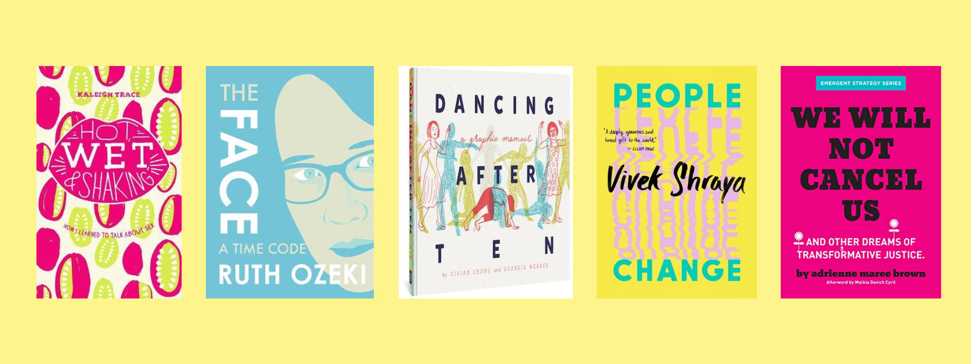 Small cover images of the books listed below.