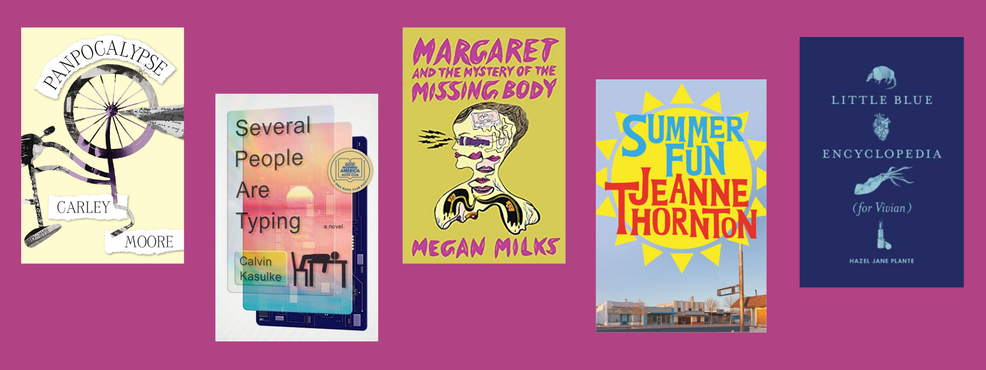 Small images of the covers of the books listed below.