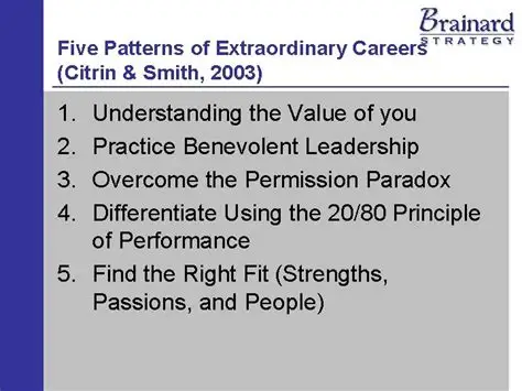 The 5 Patterns of Extraordinary Careers