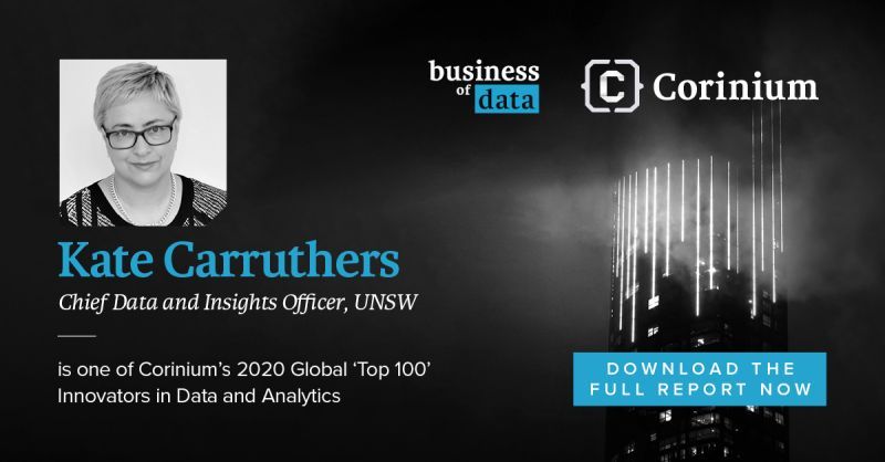 Nominated: Corinium 2020 Business of Data Top 100 Innovators in #Data and #Analytics