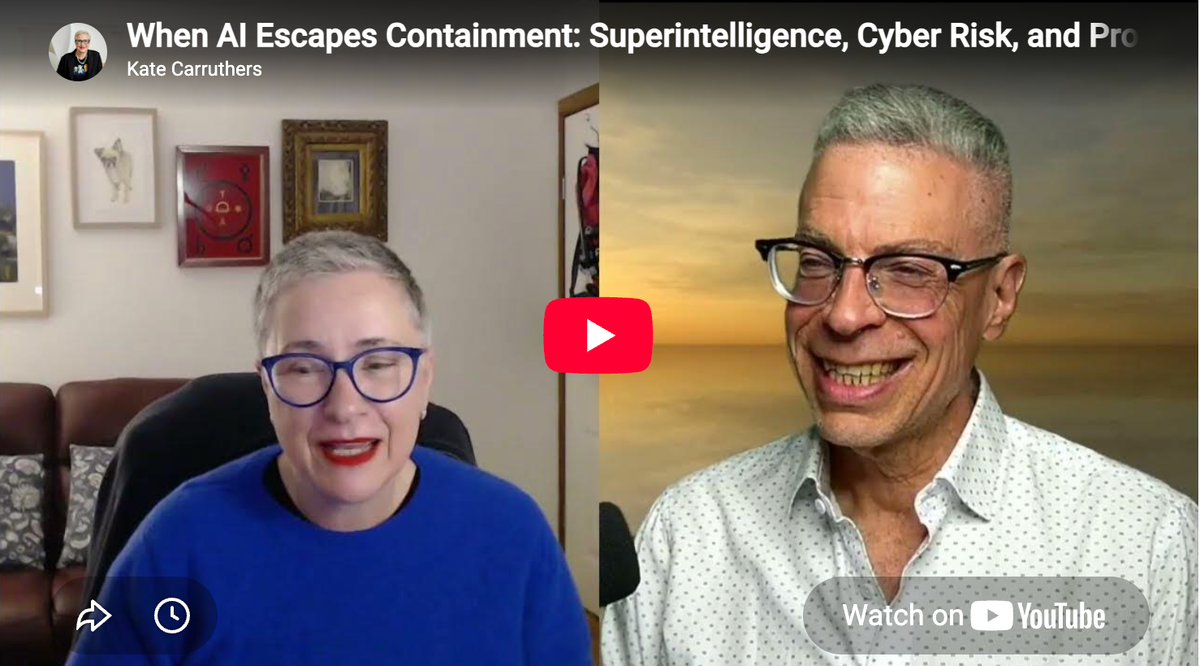 When AI escapes containment: Superintelligence, cyber risk, and protecting your data