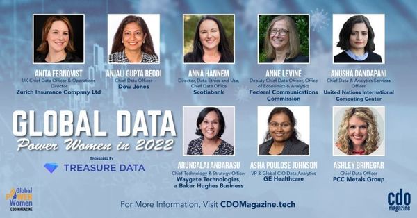 CDO Magazine's 2022 list for Global Data Power Women