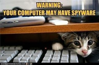 Even on Caturday we should check for spyware ;)
