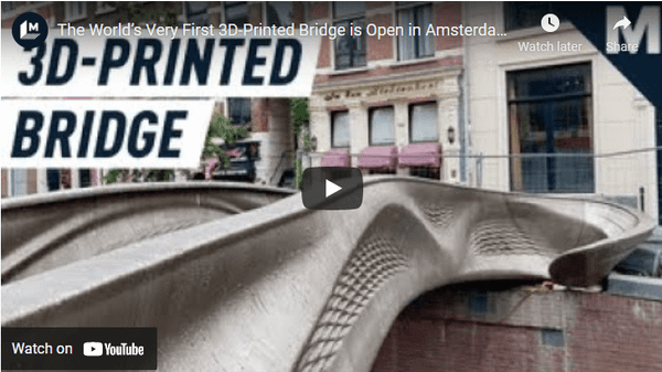 3D printing comes of age - creating major urban infrastructure