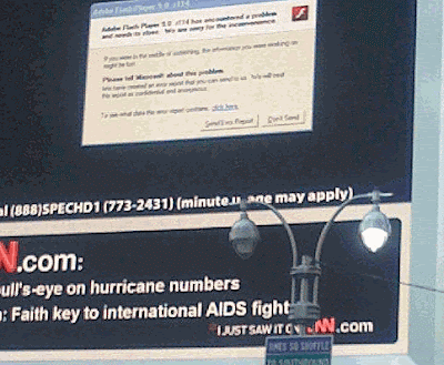 Largest Adobe Flash crash in the world