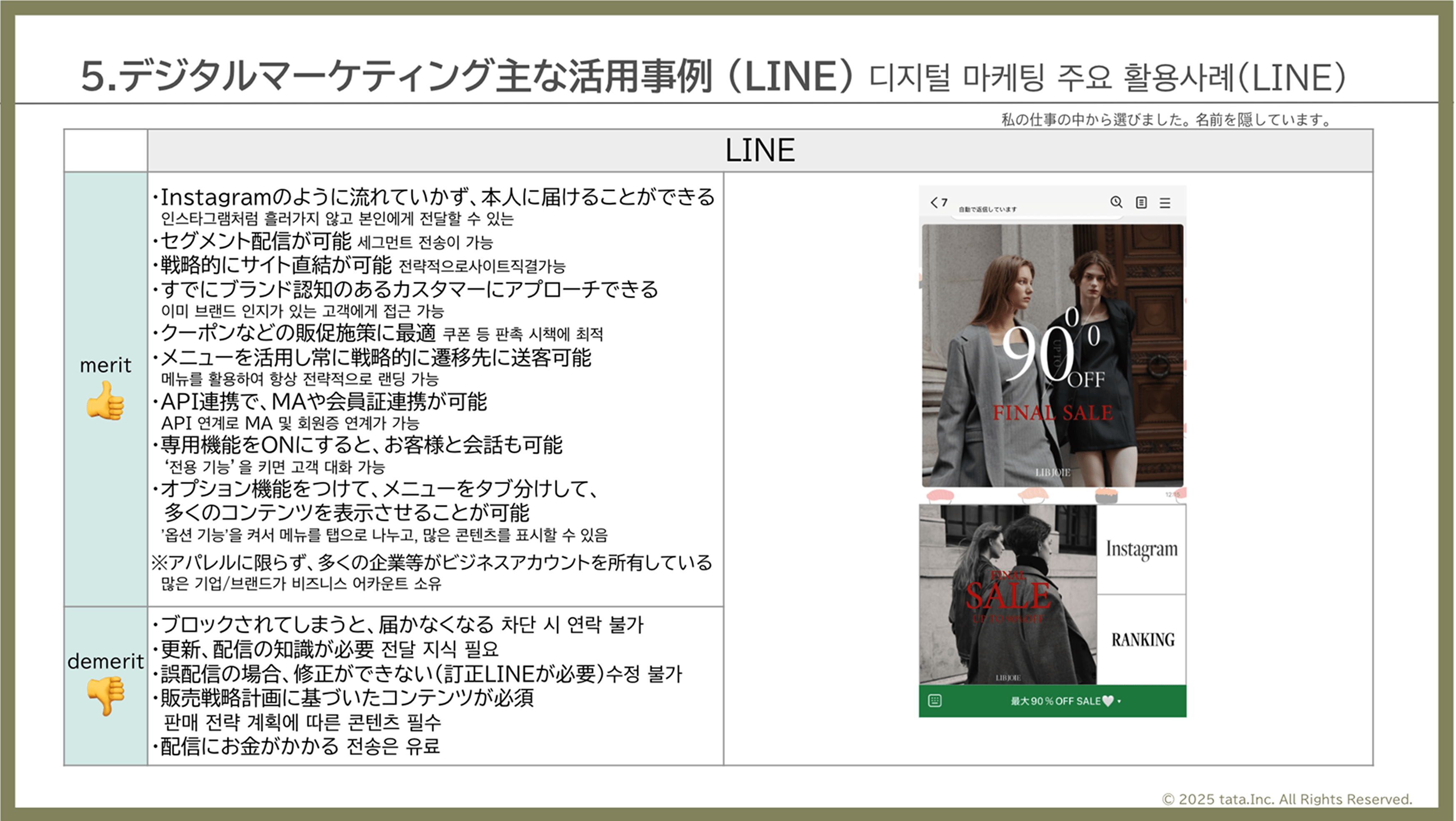 TAKEMURA MAMIKO tata inc. 대표 日本におけるSNSマーケティング 발표자료