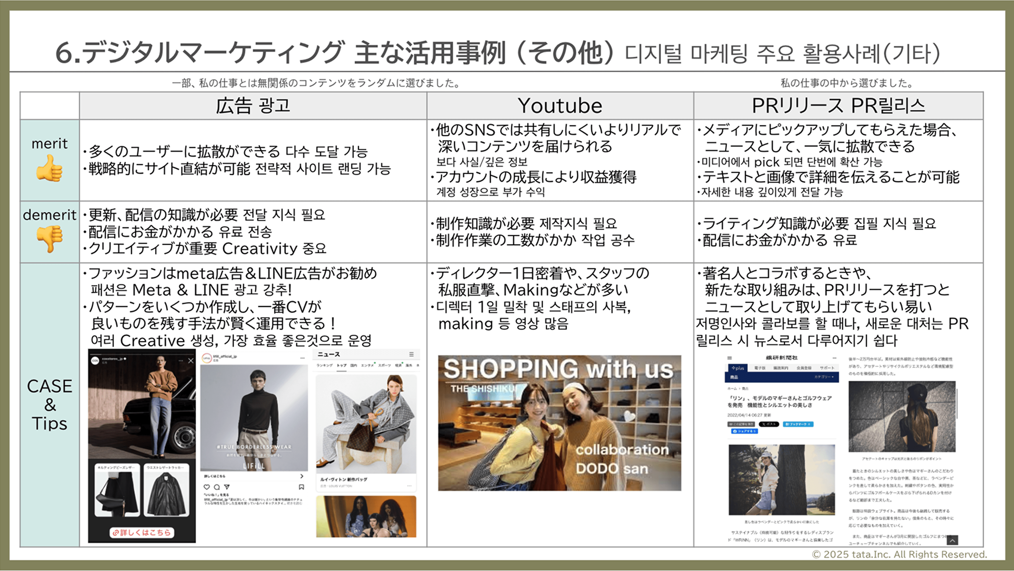 TAKEMURA MAMIKO tata inc. 대표 日本におけるSNSマーケティング 발표자료