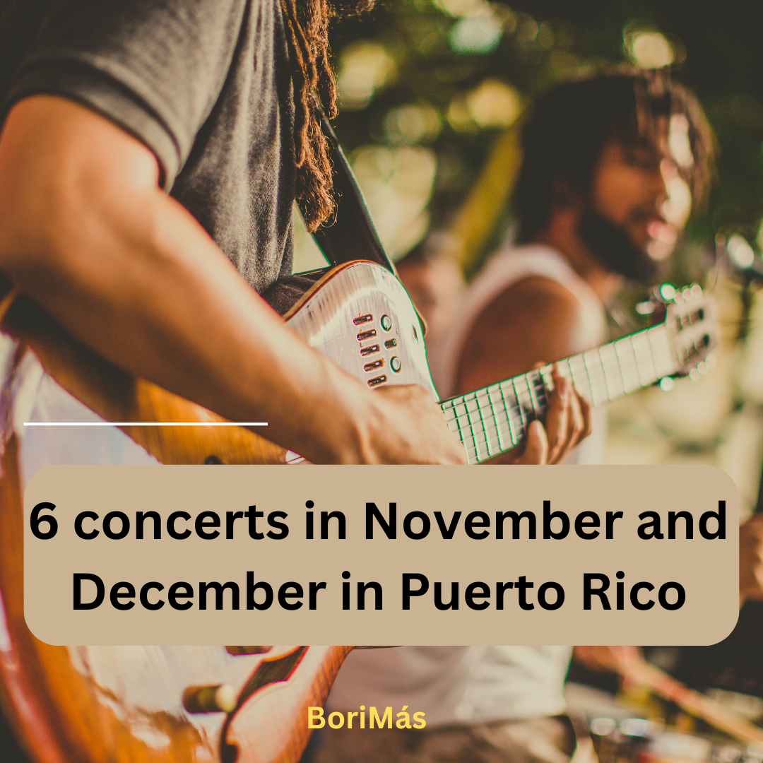 6 concerts in November and December 2024 in Puerto Rico