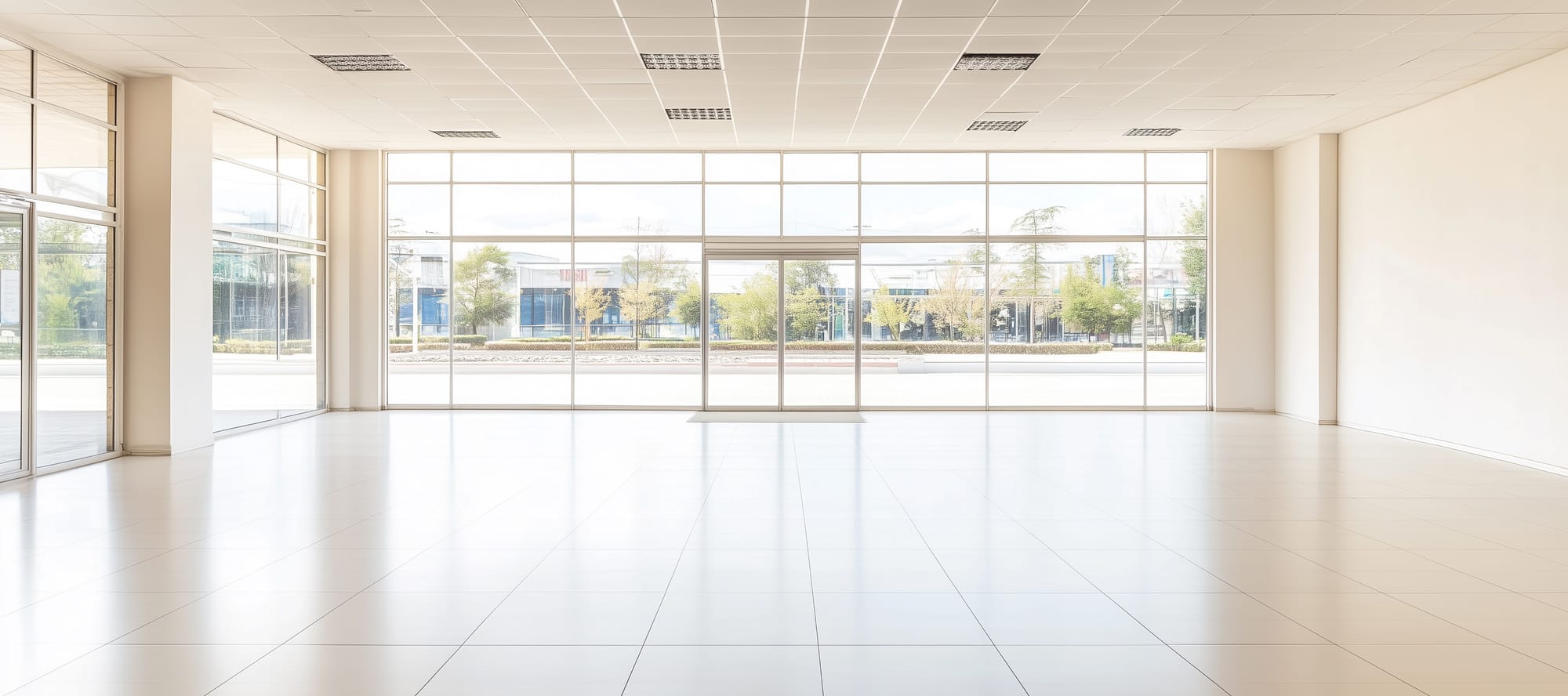 Empty retail space