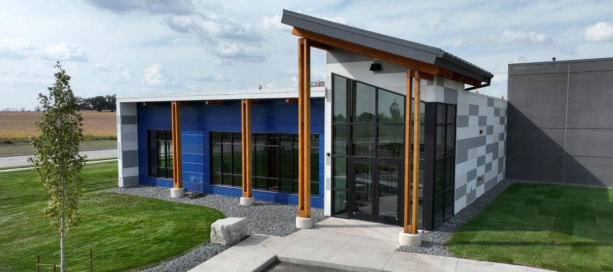 Grafe Auction's corporate office in Stewartville, MN