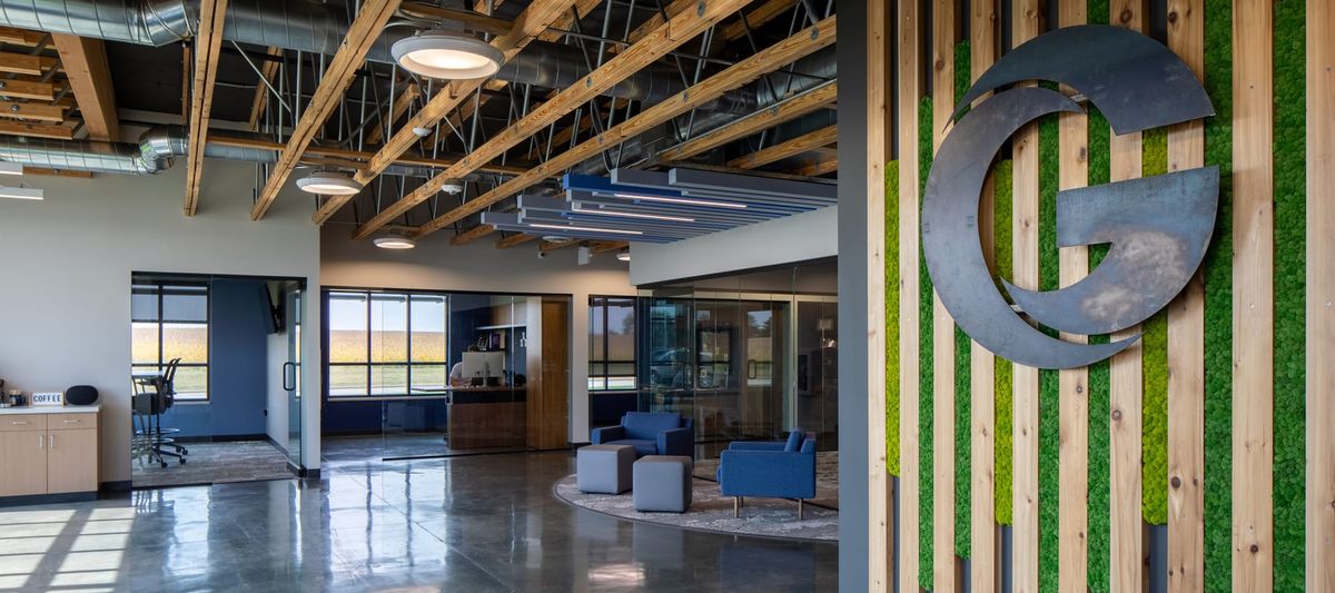 Grafe Auction's corporate office in Stewartville, MN