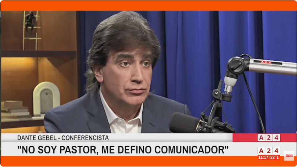 El desafío fiscal de Dante Gebel si lanza una campaña política