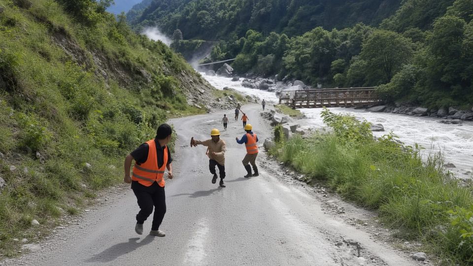 ¿Qué hacer si río de montaña en crecida te amenaza?