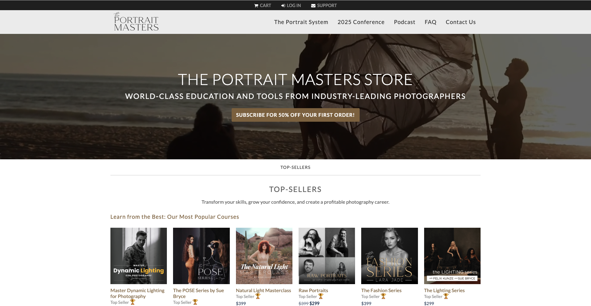 The Portrait Masters courses