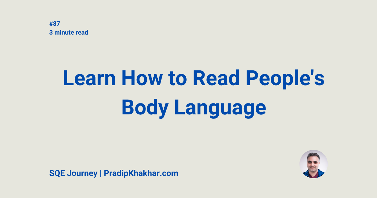 Learn How to Read People's Body Language