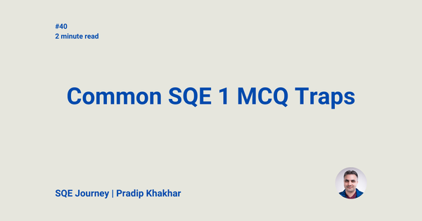 SQE Journey