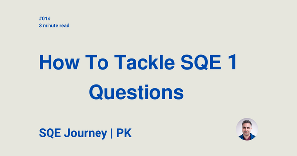 How to Tackle SQE 1 questions
