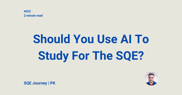 SQE Journey