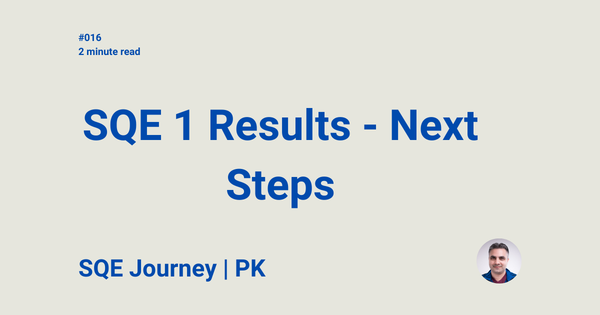 SQE Journey