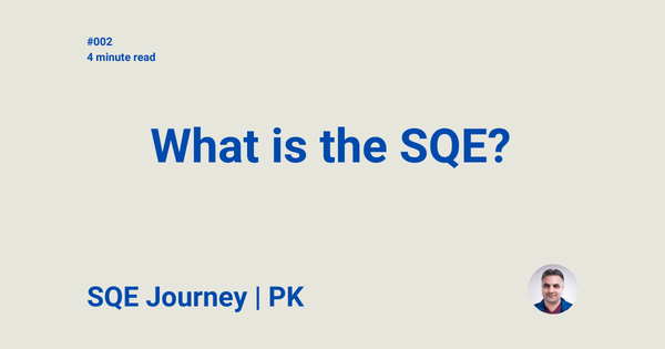 SQE Journey