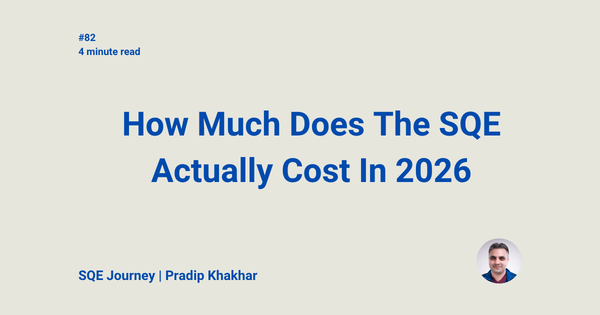 How much does the SQE actually cost in 2026