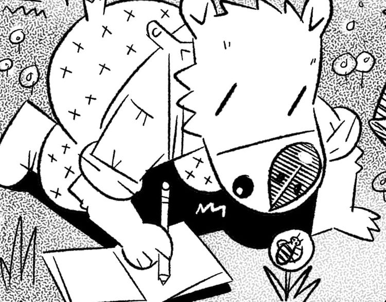 Henry finds Ring Lichen