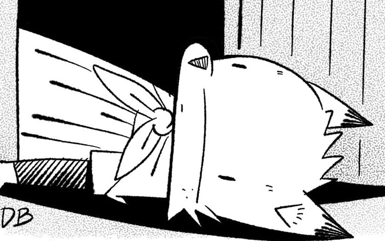 Lydia comes up for air.