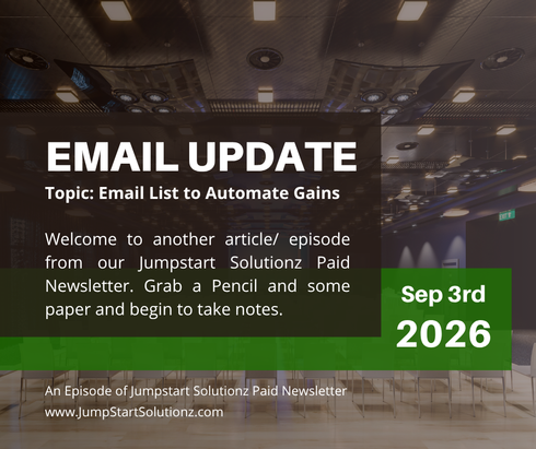 September 2026 Email Update