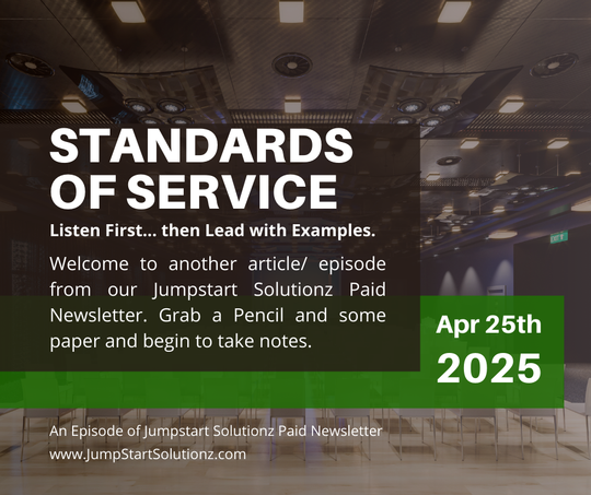 Listen First... then Lead with Examples.