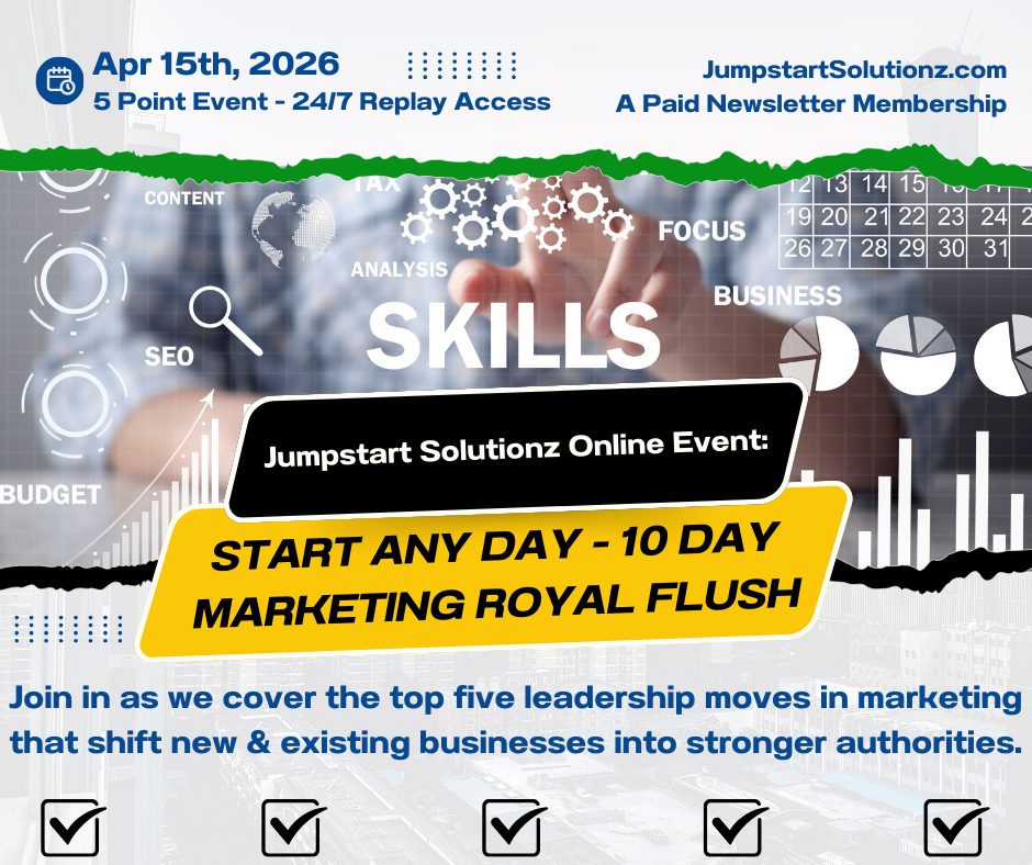 Start Any Day - 10 Day Marketing Royal Flush Event