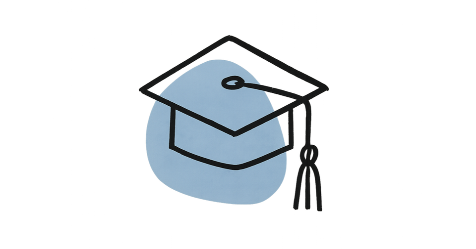 A graduation cap, illustrating training your AI