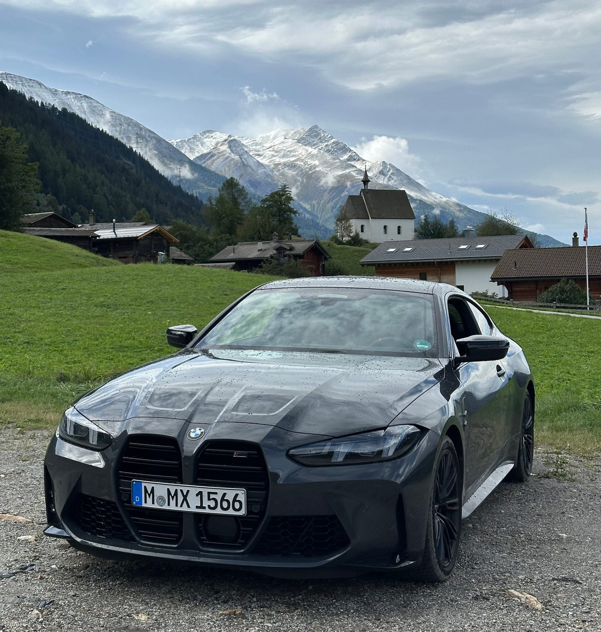 BMW M4 Competition on our Switzerland road trip