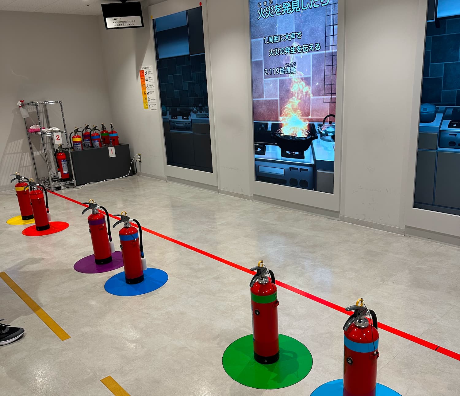 Practice using fire extinguishers