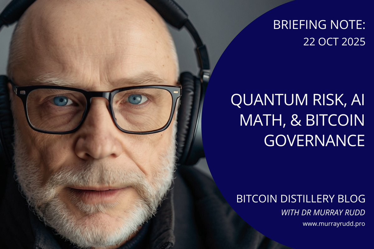 Quantum Risk, AI Math, and Bitcoin Governance