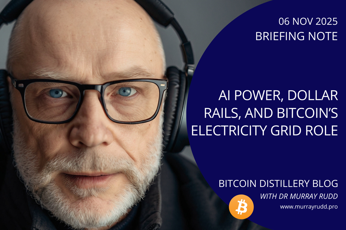 AI Power, Dollar Rails, and Bitcoin’s Electricity Grid Role