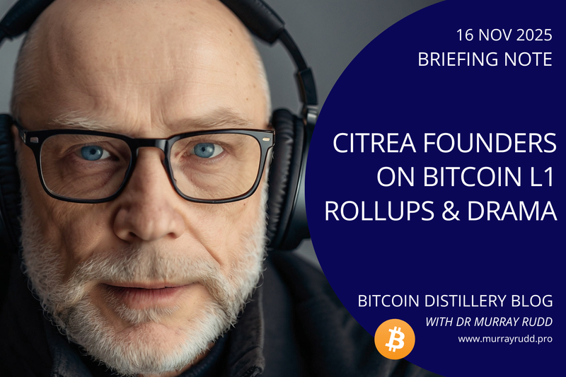 Citrea Founders: Bitcoin Rollups, OP_RETURN Policy, and the Battle for L1 Block Space