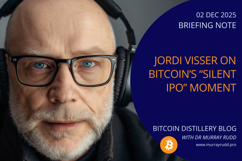 Bitcoin’s Silent IPO Moment, AI Deflation, and Wealth Shifts