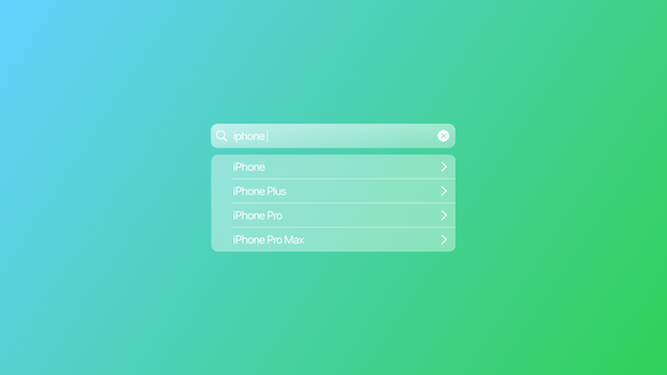 Implementing search suggestions in SwiftUI
