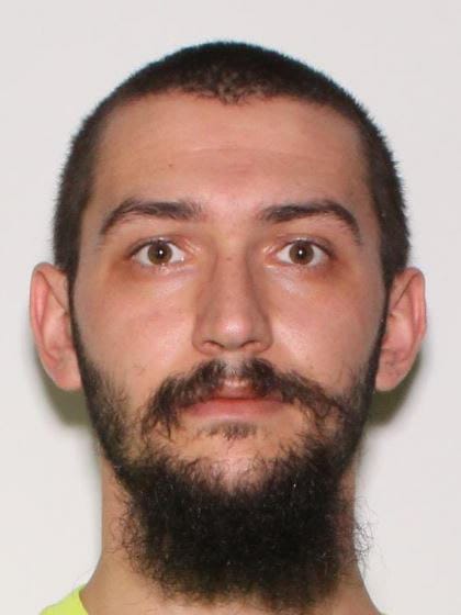 Allen County warrant photograph for Travis Jacob Ruppert