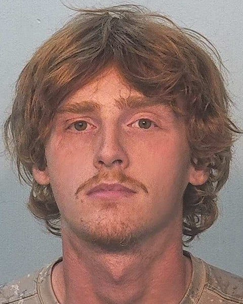 Allen County warrant photograph for Justin Shawn Pomfred