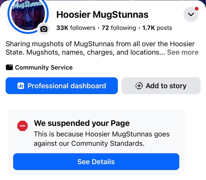 Facebook Suspended Our Page Again