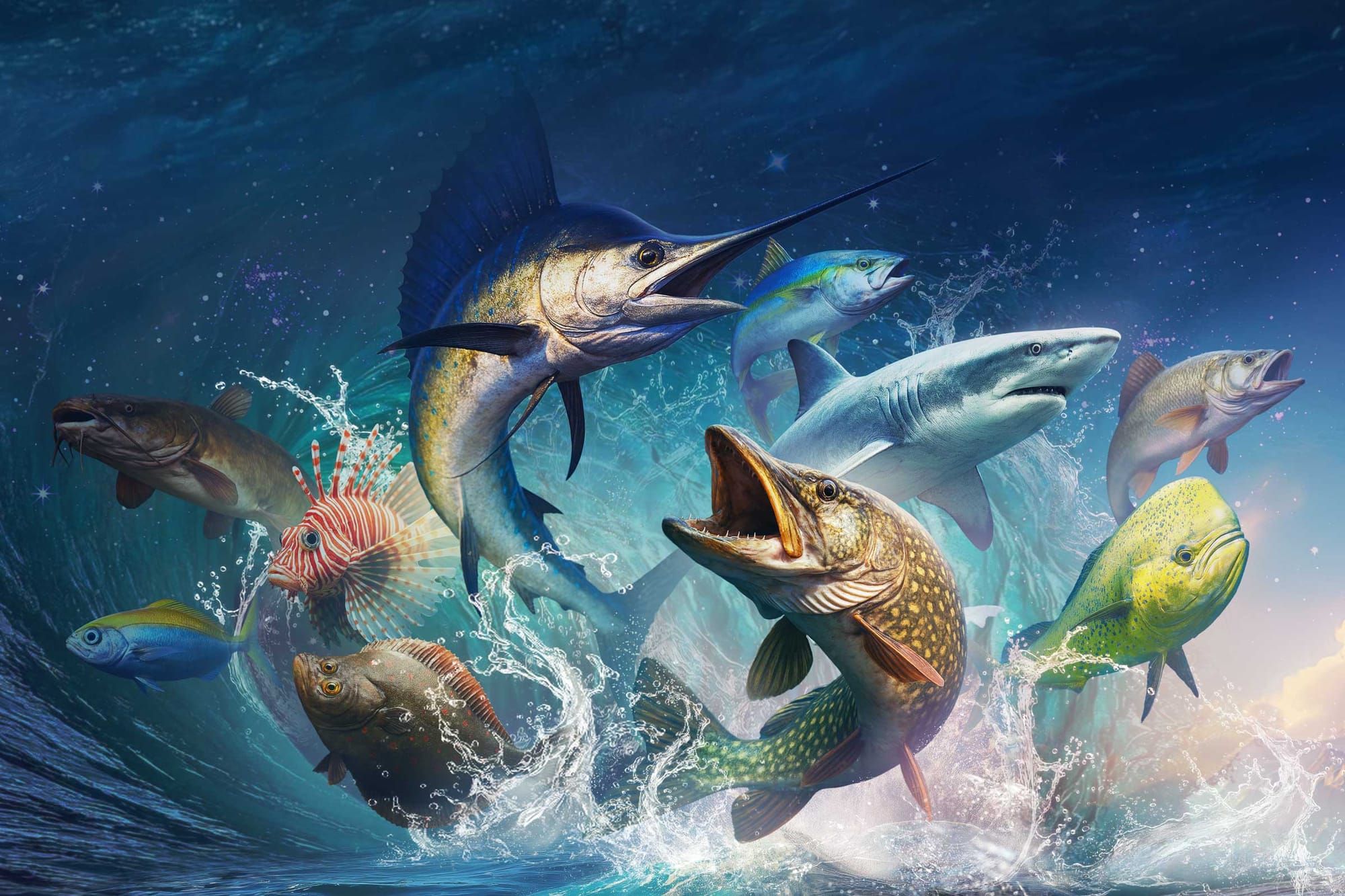 100+ Fish Species