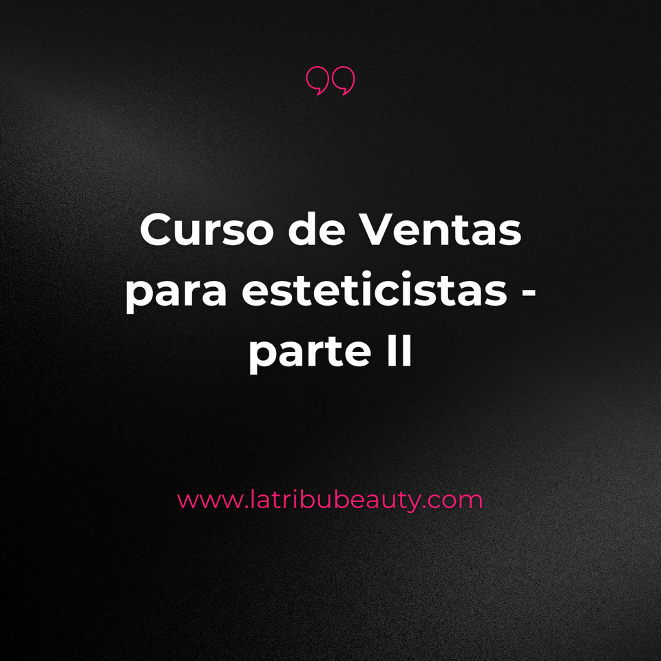 curso de ventas para esteticistas